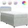 vidaXL 3289932 Light Grey Kontinentalsäng 90x200cm