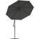 vidaXL Hanging Parasol with LED - Anthracite 300cm