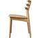 FDB Møbler J48 Oak Nature Lacquered/Nature Köksstol 78.5cm