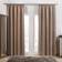 OHS Pencil Pleat Beige 167.6x182.9cm