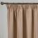 OHS Pencil Pleat Beige 167.6x182.9cm