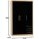 SECONIQUE Seville Black Gloss/Light Oak Effect Veneer Wardrobe 111x180cm