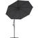 vidaXL Hanging Parasol with LED - Black 300cm