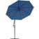 vidaXL Hanging Parasol with LED - Azure Blue 300cm