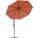 vidaXL Hanging Parasol with LED - Terracotta 300cm