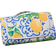 OHS Lemon Print Picnic Blanket - White/Blue