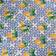OHS Lemon Print Picnic Blanket - White/Blue