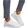 Shein Plus Size Women Sports Shoes, White Versatile Student Shoes, Flat Fashion Sneakers, New White Lace-Up Casual Flat Non-Slip Trainers