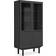 Skovby SM307 Black Stained Oak Vitrineskab 98x182cm