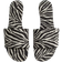 H&M Sandals - Black/Zebra Print
