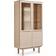 Skovby SM307 White Oiled Oak Vitrinskåp 98x182cm
