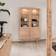 Skovby SM307 White Oiled Oak Vitrineskab 98x182cm