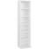vidaXL CD Cabinet High Gloss White Book Shelf 88cm