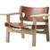 Fredericia Furniture Den Spanske cognac/sæbebehandlet eg Lænestol 67cm