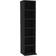 vidaXL CD Cabinet Black Book Shelf 88cm