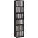 vidaXL CD Cabinet Black Book Shelf 88cm
