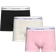 Calvin Klein Men's Icon Relaxed Dart Trunk - Black/Snow Heather/Buff Pink