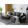 Beliani Sommen Dark Grey Sofa 287cm 5 Seater