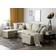 Beliani Sommen Beige Sofa 287cm 5 Seater