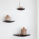 Menu Gridy Fungi Medium Black Oak Wall Shelf 30cm