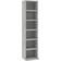 vidaXL CD Cabinet Concrete Grey Book Shelf 88cm
