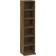 vidaXL CD Cabinet Smoked Oak Book Shelf 88cm