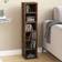 vidaXL CD Cabinet Smoked Oak Book Shelf 88cm