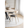 Rowico Home Ami Leather Whitewash/Black Köksstol 80cm 2st