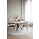Rowico Home Ami Leather Whitewash/Black Køkkenstol 80cm 2stk