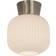 Aneta Vanja White/Satin Steel Takplafond ∅ 20cm
