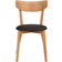 Rowico Home Ami Leather Oak/Black Köksstol 80cm 2st