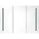 vidaXL LED Bathroom Mirror Cabinet 35 x 5.5 x 24.4 in