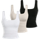 Shein Sweetra Damen Lässig vielseitiges Trägertop, Sommer Grafik Leoparden T-Shirts Damenshirts