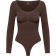 Creamy Fabrics Sculpting Shapewear Longsleeve Mit String