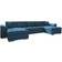Mirjan24 Kinzer Dobbel Sjeselong 5-Seter Sofa 375cm 6-seter