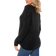 Vero Moda V-Neck Dropped Shoulder Seams Sweater - Black