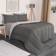 OHS Soft Duvet Cover Silver, Grey (200x135cm)
