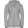 Russell Authentic Zipped Hood Jacket - Light Oxford
