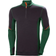 Helly Hansen Lifa Base Layer Merino Half Zip - Green/Ebony