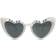 Shein Photoprops Bride To Be Pearl Heart Wedding Party Glasses White