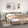 vidaXL 811979 Concrete Grey Mesita de noche 35x40cm 2pcs
