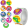 Shein 500 Sheets/Roll Cartoon Animal Stickers For Stationery, Scrapbooking, Teacher's Encouragement, Gifts, Cards, Festive Decor, DIY Labels, Waterproof PVC Stickers