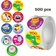 Shein 500 Sheets/Roll Cartoon Animal Stickers For Stationery, Scrapbooking, Teacher's Encouragement, Gifts, Cards, Festive Decor, DIY Labels, Waterproof PVC Stickers