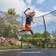 Salta Comfort Edition Ground Trampoline 366cm + Safety Net Black