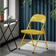 Habitat Macadam Yellow Kitchen Chair 78.5cm