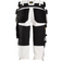 Snickers 6142 AllRoundWork 3/4 Pirate Trousers - White/Black