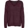 Vero Moda V-Neck Dropped Shoulder Seams Sweater - Brown