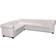 vidaXL Chesterfield White Soffa 260cm 6-sits