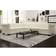 vidaXL Chesterfield White Sofa 260cm 6 personers