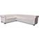 vidaXL Chesterfield White Soffa 260cm 6-sits